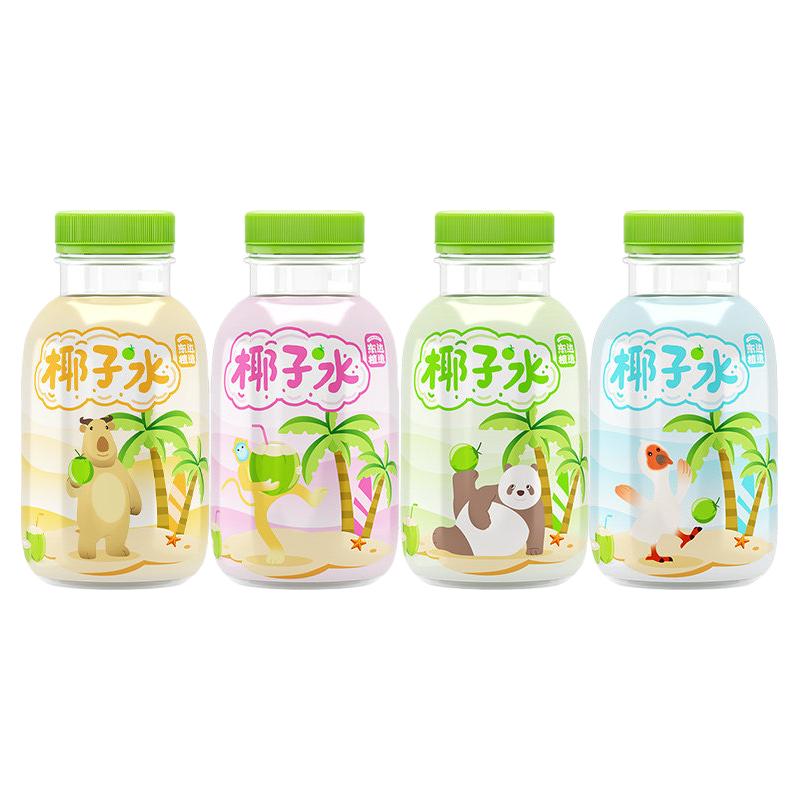 东边植造100%纯椰子水天然电解质水椰汁饮料245ml*4瓶