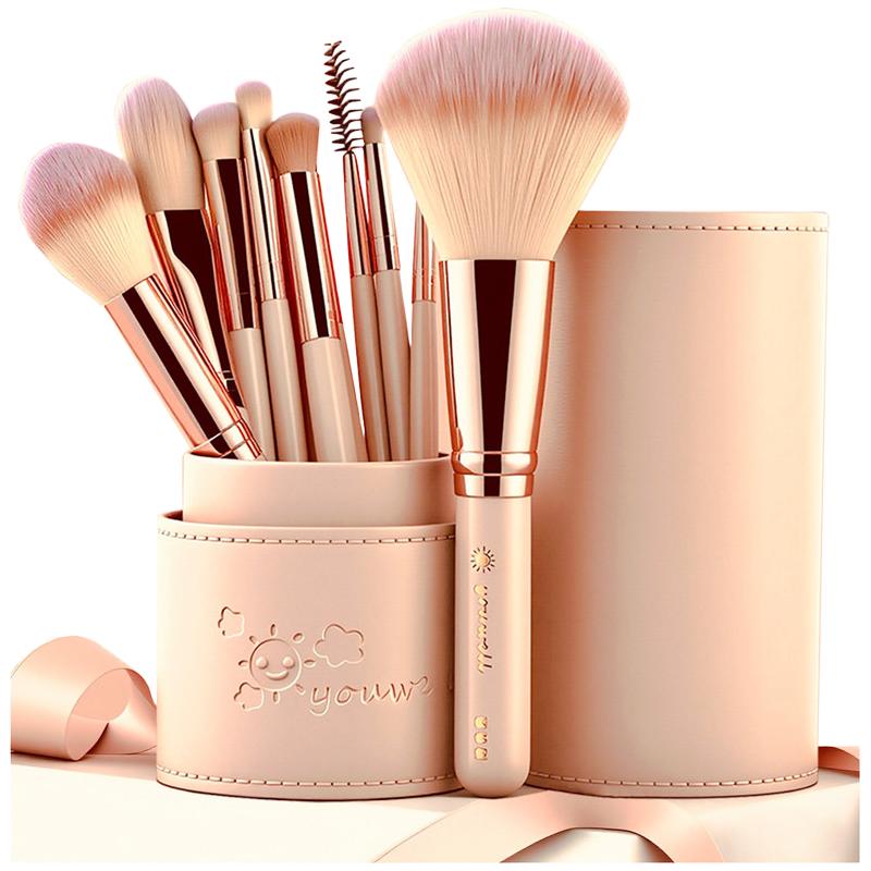 YOUWELL 允薇 12支化妆刷套装眼影腮红散粉刷遮瑕高光刷初学者全套刷子工具正品