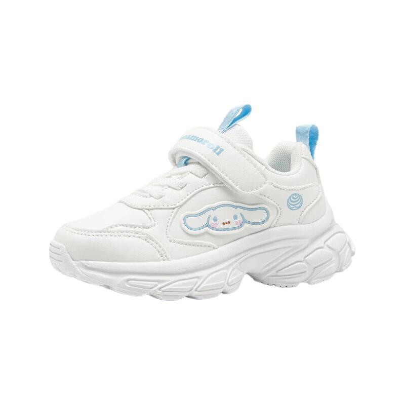 Hello Kitty【5折】女童运动鞋2025秋冬季透气轻便女孩小白鞋中大童鞋儿 白色 【革面】 26 适合脚长180mm