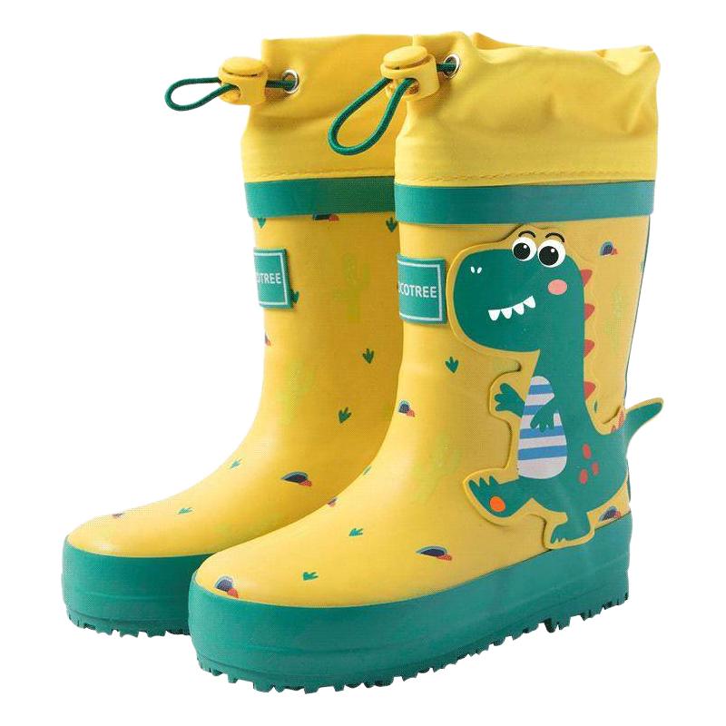 KK树橡胶儿童雨鞋防滑防水鞋小雨靴男童女童胶鞋大童宝宝套鞋