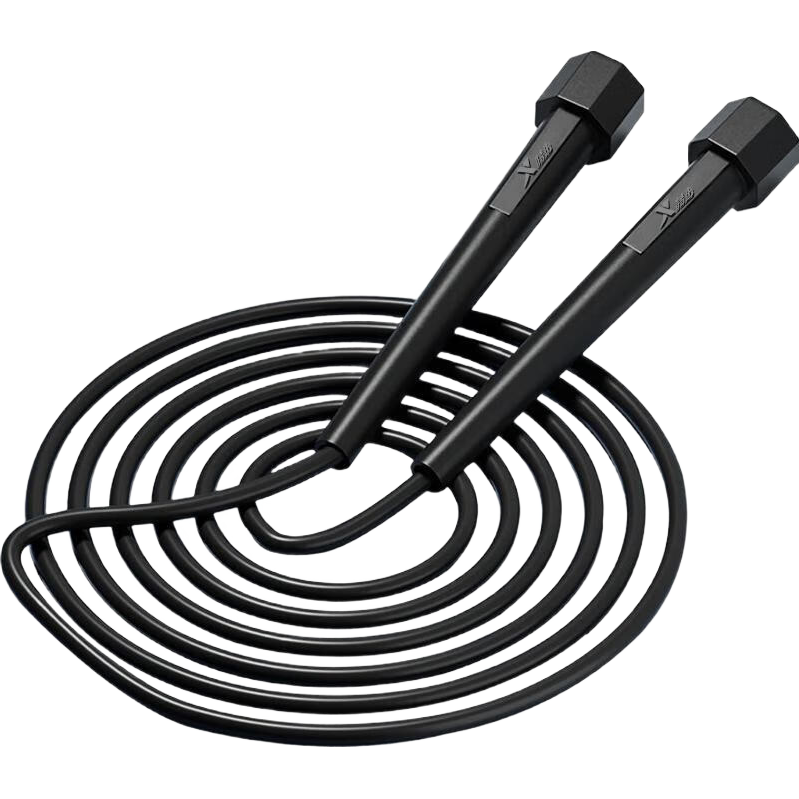 XTEP 特步 跳绳儿童小学生初学运动健身专业竞速跳绳健身成人中考试绳 黑