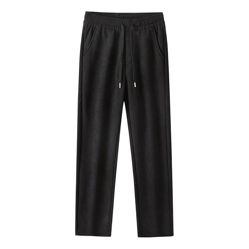 红蜻蜓男士灯芯绒休闲裤秋冬加绒加厚中年保暖长裤爸爸装裤子