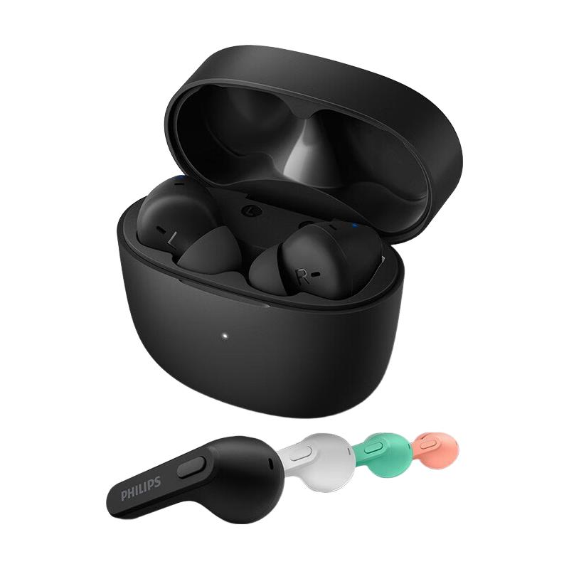 PHILIPS 飞利浦 TAT2206 入耳式真无线降噪蓝牙耳机 黑色
