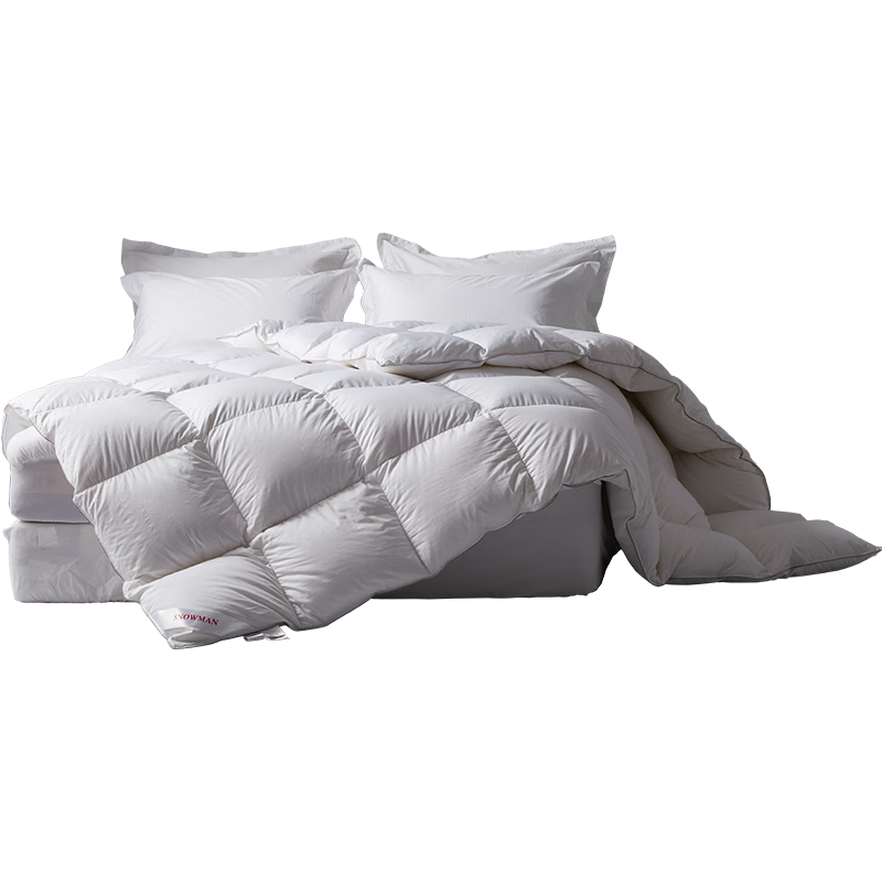 SNOWMAN 斯诺曼 抗菌柔赛丝俄罗斯95%白鹅绒羽绒春秋被 填充350g150x210cm