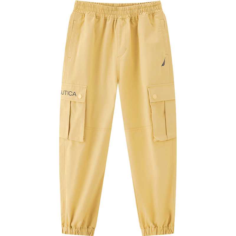 诺帝卡NAUTICA 男女童宽松工装裤春秋中大儿童户外束脚长裤休闲裤大口袋