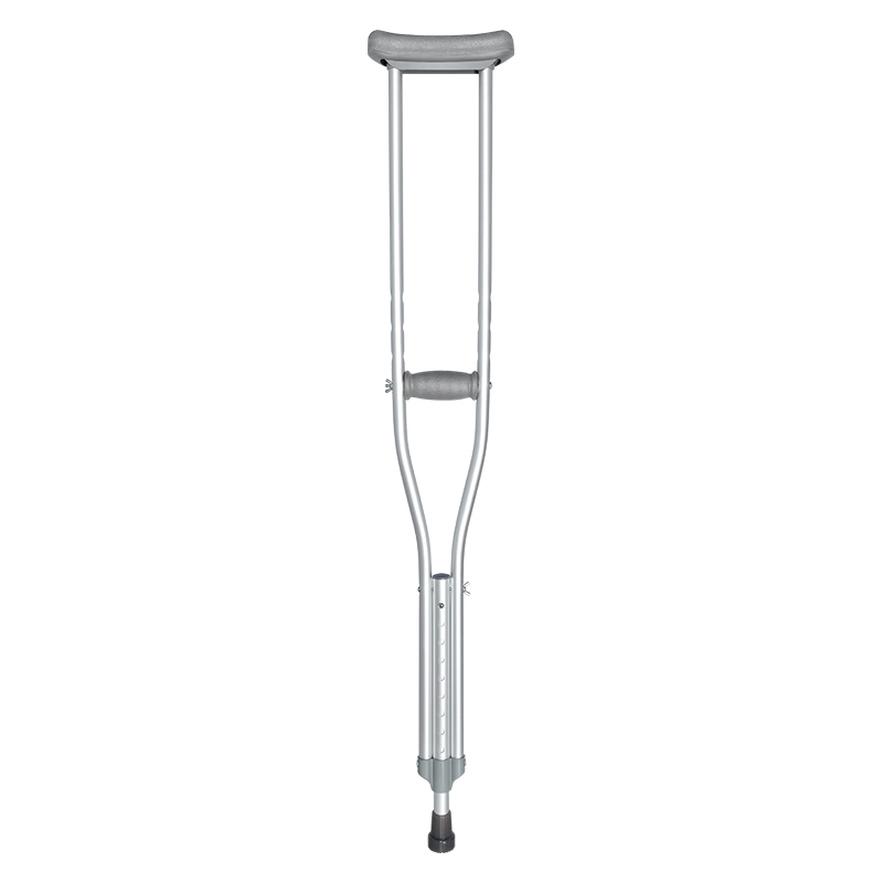 冠爱（GUANAI）医用腋拐骨折拐杖腋下双拐老人康复助行器病人行走辅助铝合金拐杖加厚防滑可调长短拐M码一对