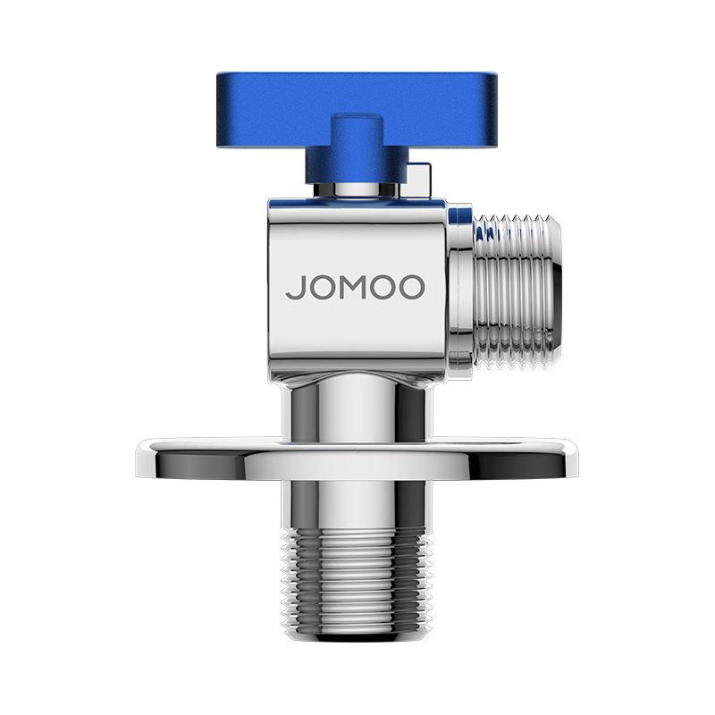 九牧（JOMOO）铜阀体全开大流量三角阀燃气热水器角阀壁挂炉八字阀单冷加厚球阀