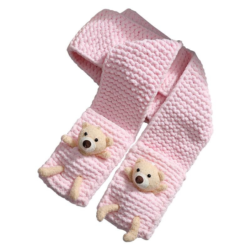 织围巾毛线手工diy编织手织自制材料包送女朋友女友女生男生礼物