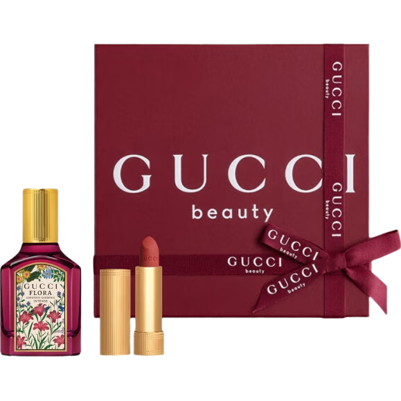  GUCCI/古驰 明星同款 女士香水口红套装  30ml+217