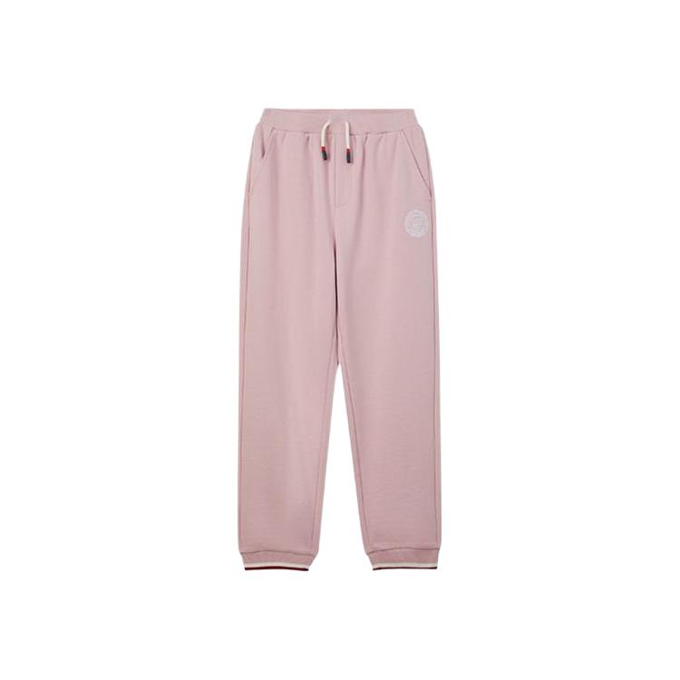 E-LAND KIDS 衣恋童装儿童裤子秋冬男女童学院风logo刺绣卫裤