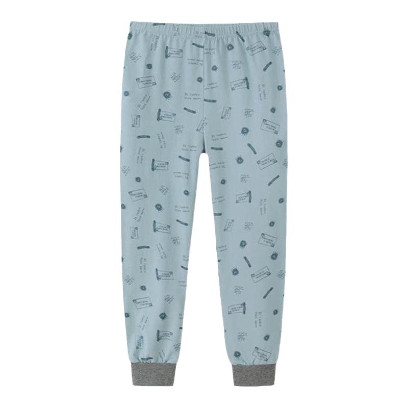 英氏儿童裤子保暖裤冬季加绒2025年男童女童中大童打底裤