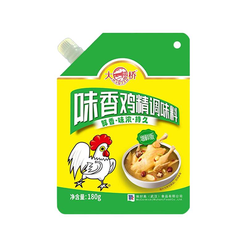 大桥精品鸡精调味料180g厨房用品煲汤提鲜调味品味精家用大袋商用