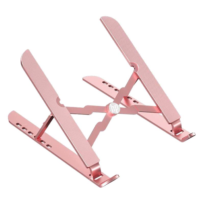 HP 惠普 笔记本电脑支架铝合金可爱粉色散热器折叠适用于苹果MacBook平板电脑便携增高底座升降悬空