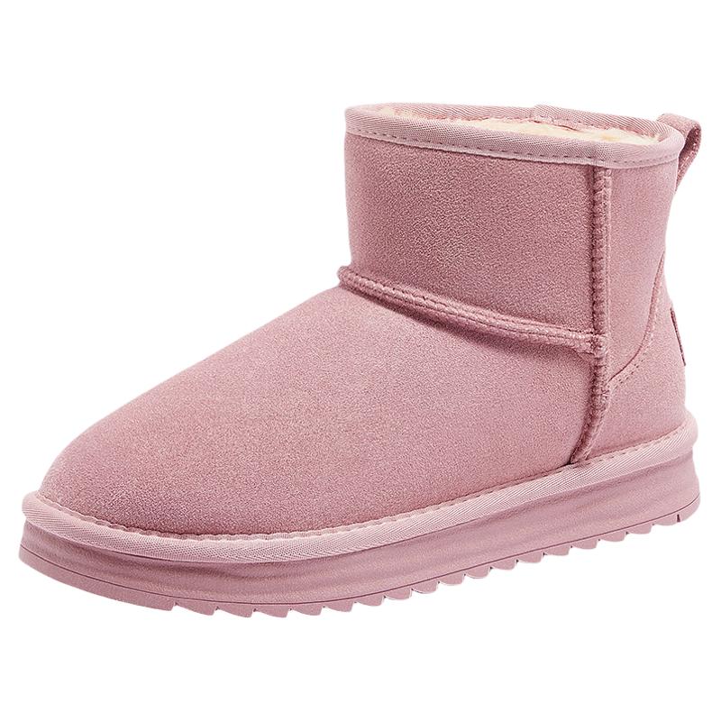 骆驼 CAMEL女鞋2025冬季加绒保暖雪地靴女款加厚东北棉鞋休闲短靴子