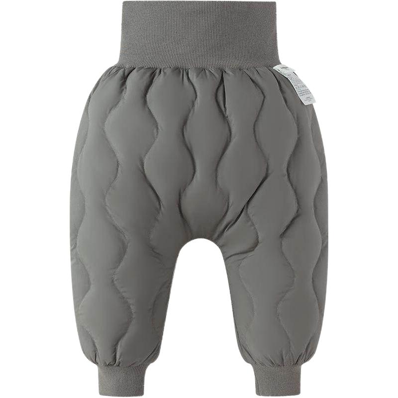 巴拉巴拉balaOne儿童羽绒裤男女童长裤宝宝保暖2025冬季高腰