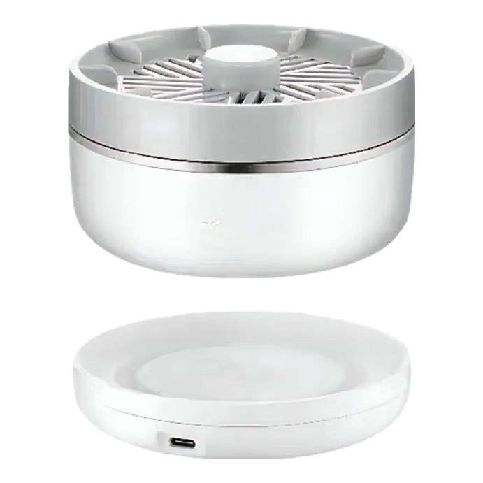 DEATKN【德国】果蔬清洗机洗菜机家用全自动食材消毒臭氧气泡水果净化器净食机超声波水果消毒去农残 白色【清理脏污虫卵+除菌/抗生素+净化率达99%】 【顶配降噪】纯钛灭菌率≥99.9%