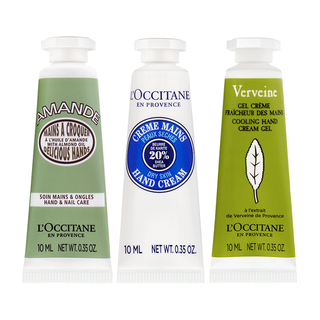 欧舒丹护手霜10ml*3(乳木果*1+甜扁桃*1+马鞭草*1)保湿修护