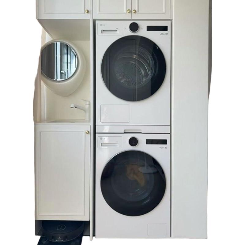 LG觅境洗烘套装智能投放全自动洗衣机烘干机FA12CA2C+RH10X75V2N【10天内】