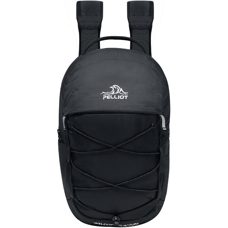 伯希和（Pelliot）户外登山包爬山徒步双肩背男女骑行越野旅行包16402506曜石黑10L 曜石黑/防泼水背负