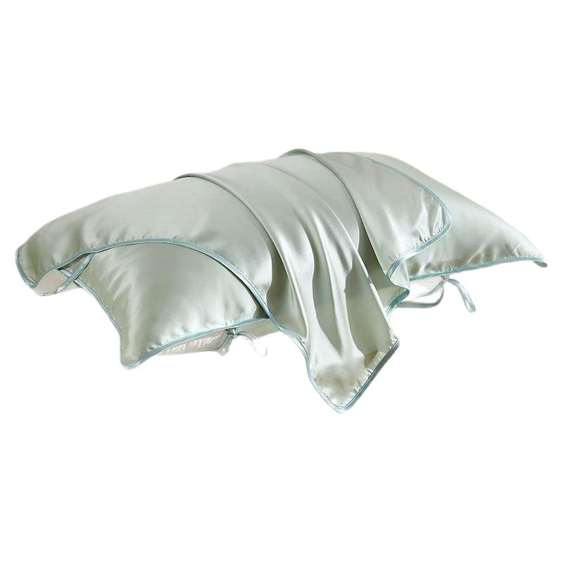 太湖雪 真丝纯色枕巾