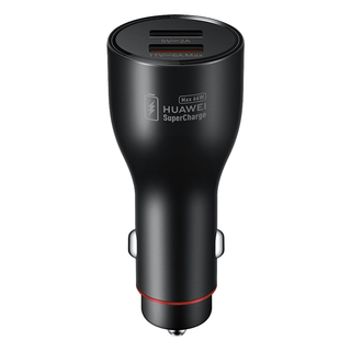 华为（HUAWEI）车载充电器66W超级快充Mate60/50pro/40Pro/30Pro保时捷车充 66W车充-双USB口（附6A数据线）