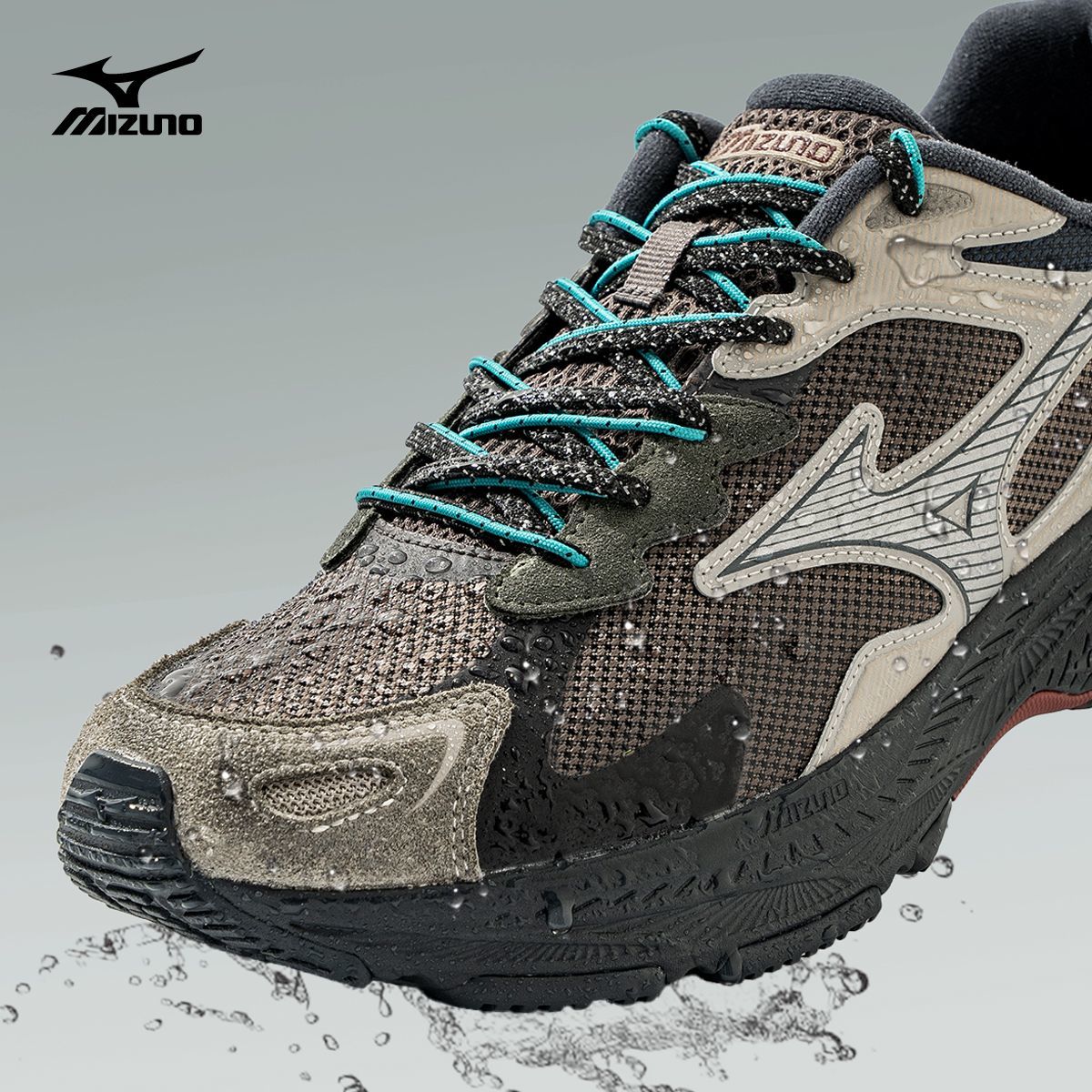 美津浓RACER S防泼水运动鞋秋冬季户外通勤减震跑鞋男女同款