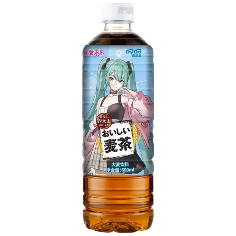 达亦多蜡笔小新大麦茶夏季无糖红茶饮料零糖零卡零脂整箱600ml*15
