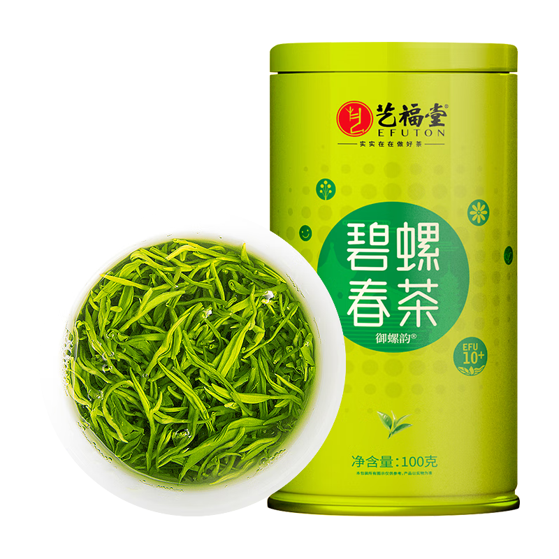 EFUTON 艺福堂 特级 碧螺春茶 100g