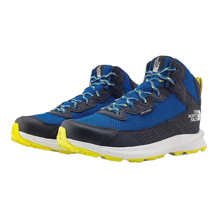 北面童鞋儿童运动鞋徒步鞋防水透气|7W5V 16Y/蓝色 36 鞋长22.5cm