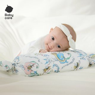 babycare新生儿婴儿糖果枕宝宝枕头哄睡抱枕靠枕透气靠背枕 星乐之城-天丝棉更丝滑 40x12x12cm