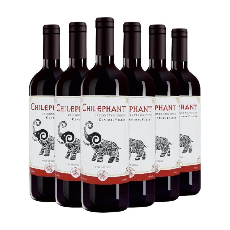 CHILEPHANT 智象 干红赤霞珠750ml×6瓶