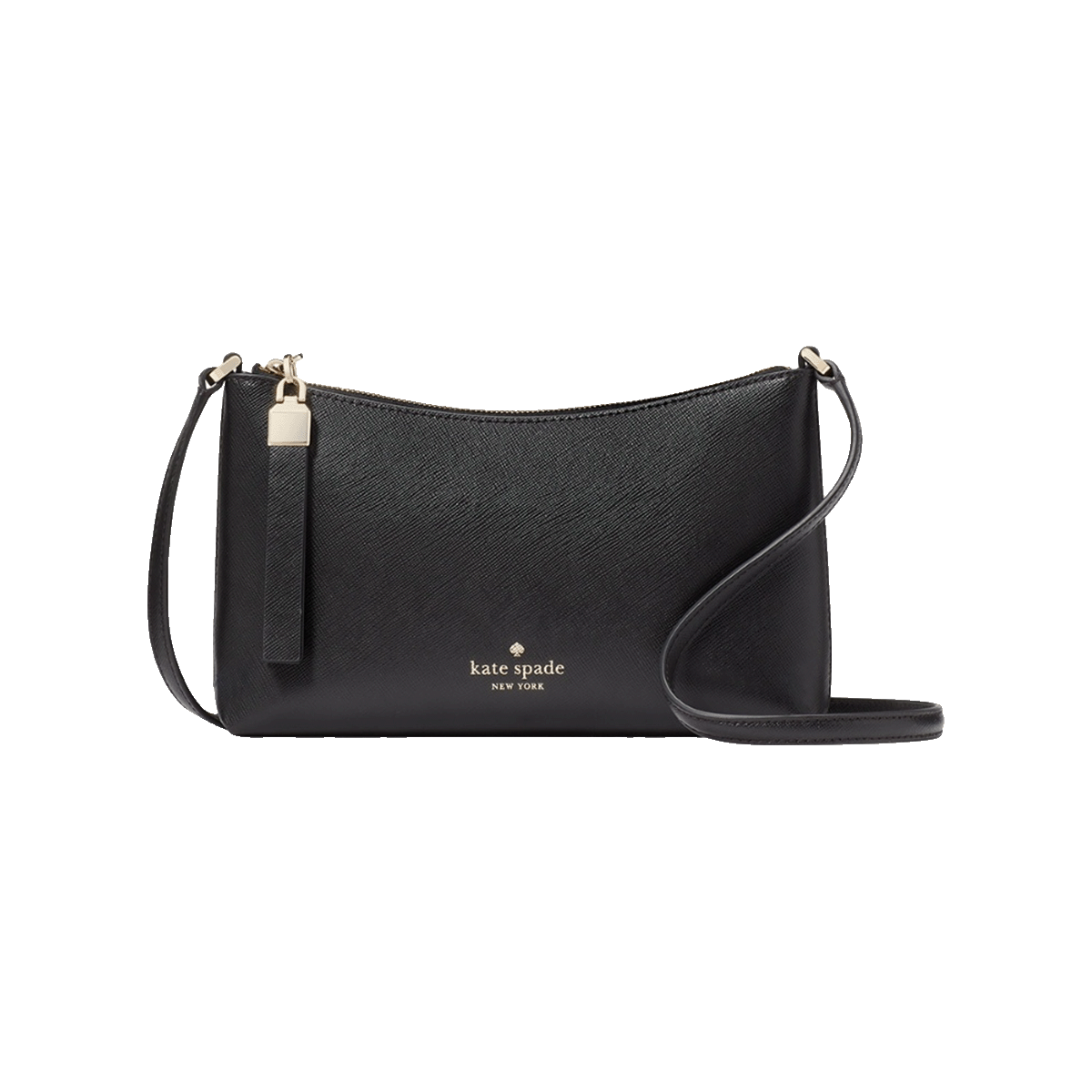 kate spade 品牌自营SADIE时尚通勤小号十字纹拉链单肩包Hobo包