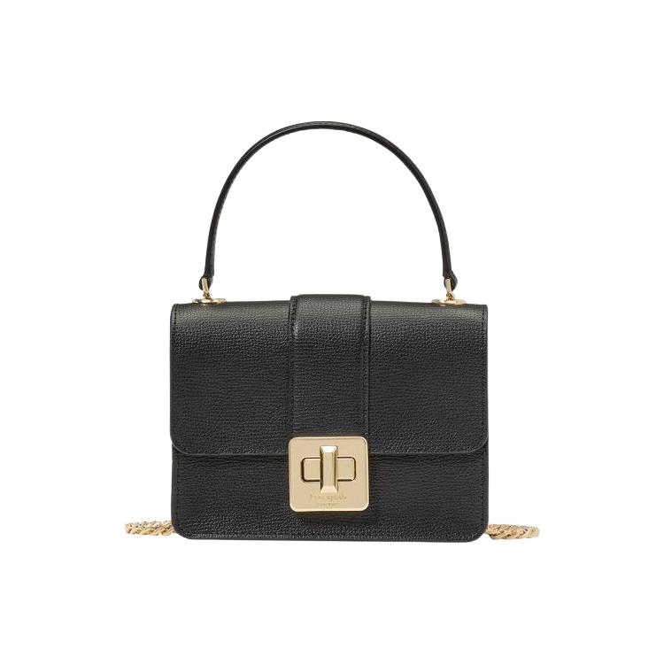 kate spade 2025品牌自营PHOEBE迷你锁扣翻盖单肩包链条包