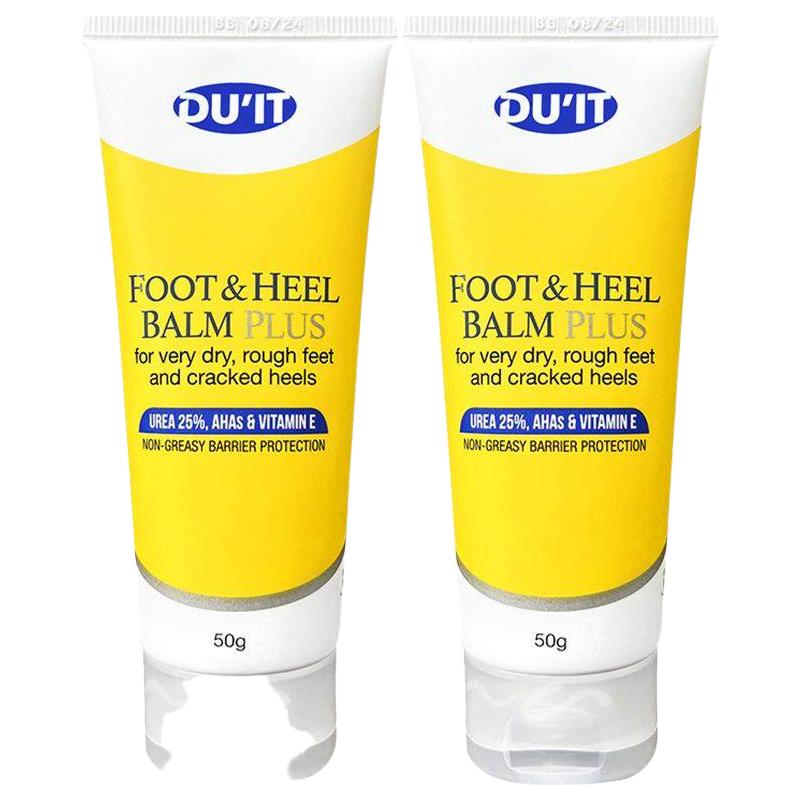 DU'IT澳洲急救脚膜护足软膏深度修复死皮老茧修复脚跟干裂嫩白保湿 DU'IT护足霜50g*2支