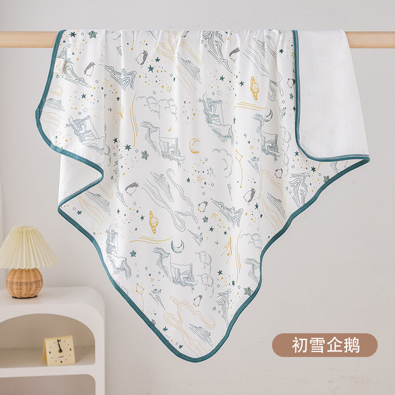 新生婴儿纯棉包单初生宝宝防惊跳四季双层A类产房品抱被包巾