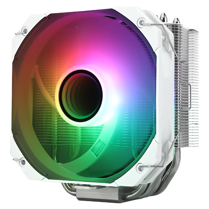 Thermalright 利民 AK120 MINI WHITE ARGB V3 ARGB 135mm CPU风冷散热器