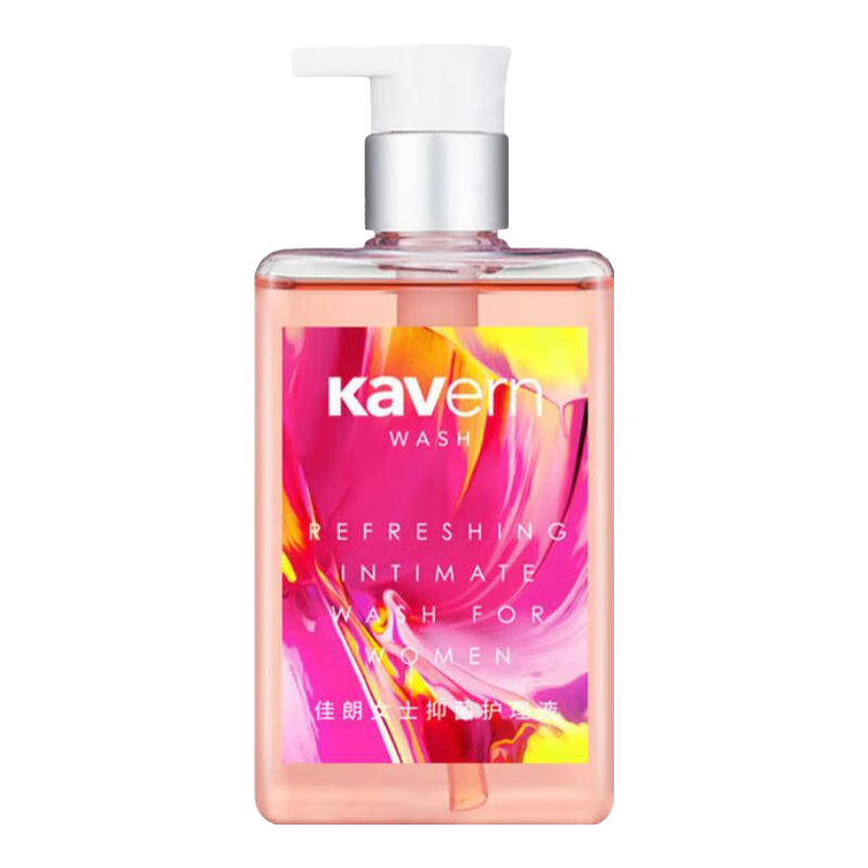 KAVERN男士私处护理液男性私处洗液私密处阴部瘙痒抑菌清洁去垢去异味 女士私处抑菌护理液 300ml*1瓶