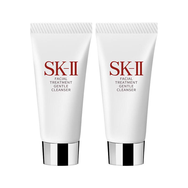 SK-II女士舒透护肤洁面乳 氨基酸洗面奶sk2 护肤品生日礼物送女友 氨基酸洁面 20g （小样）