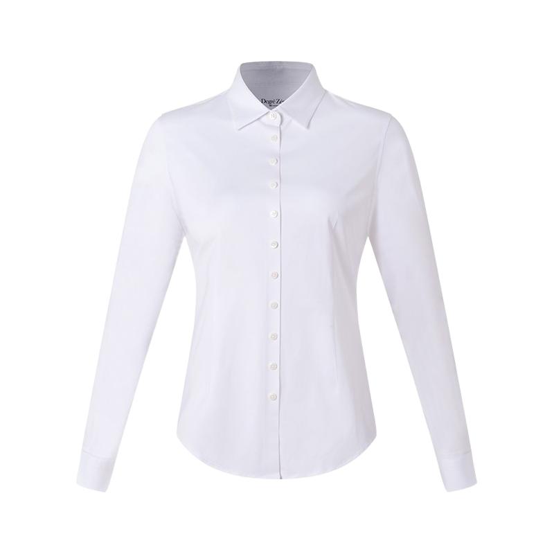【免熨烫抗皱】Degre Zero零度衬衫120s匹马棉女士长袖职业白衬衣
