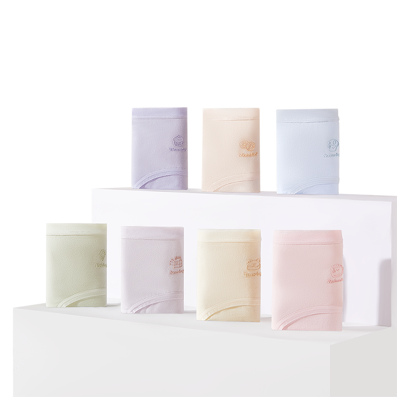 都市丽人 COSMO LADY【糖果色 7A抑菌】7条装女士内裤女中腰抑菌100%纯棉裆