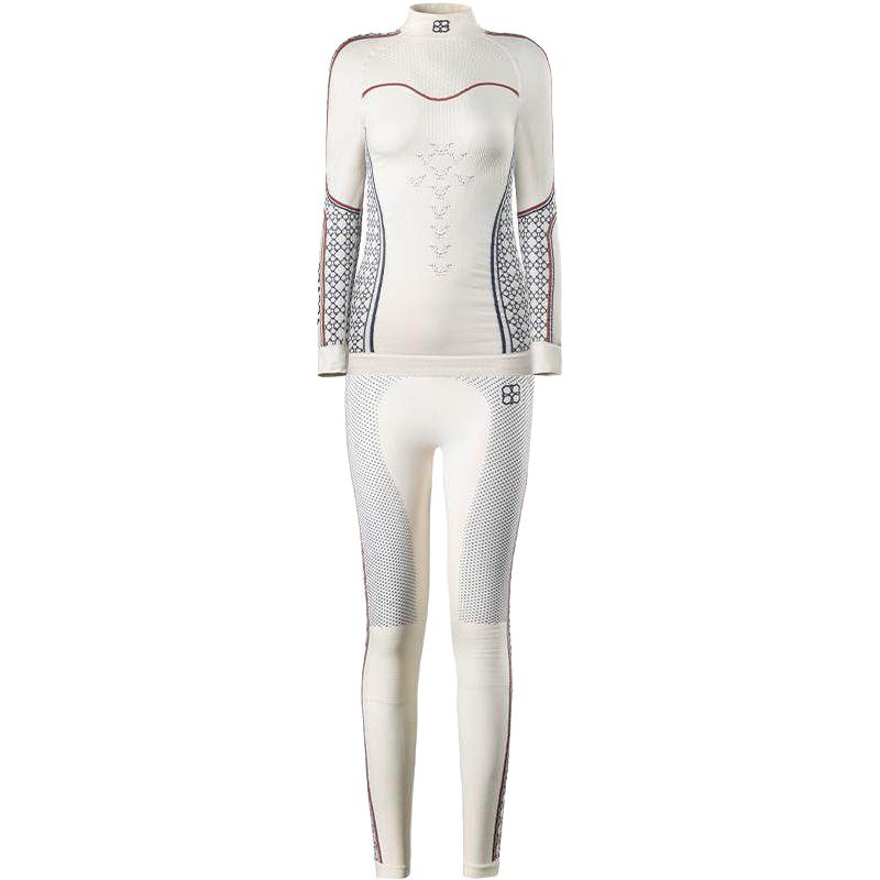 VECVEC ACTIVEVECVEC滑雪速干衣女单双板针织运动功能内衣一体织保暖排汗打底衣 裤子