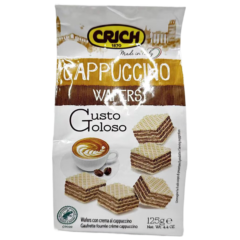 可意奇卡布奇诺奶油味威化饼干125g