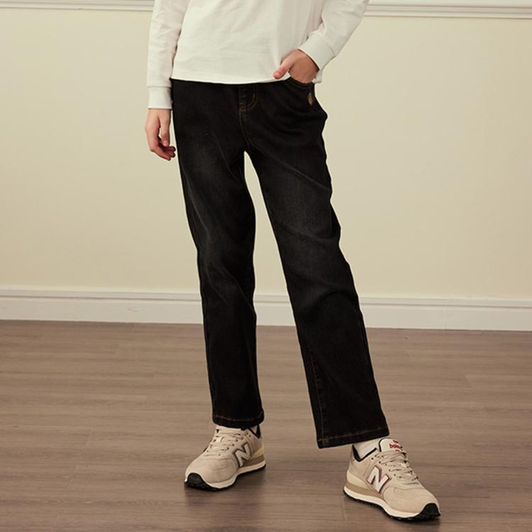 【女大童】女童牛仔裤春款直通宽松长裤