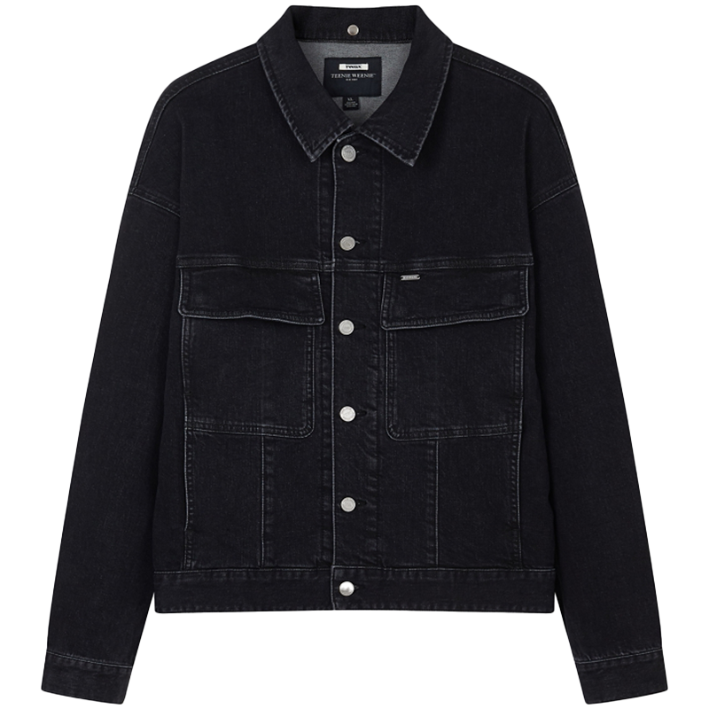 小熊男装简约水洗牛仔外套春秋款休闲短款