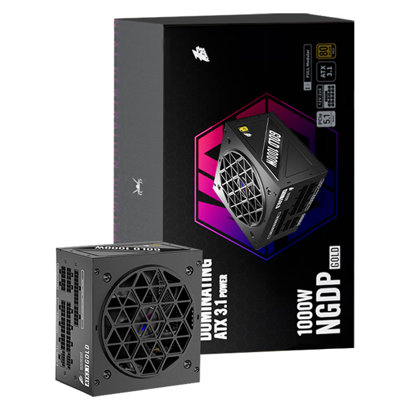 1STPLAYER 首席玩家 NGDP 金牌（90%）全模组ATX电源 1000W