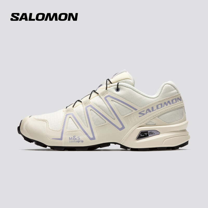 萨洛蒙（Salomon）男女款 城市户外舒适透气时尚休闲潮流穿搭运动鞋 SPEEDCROSS 3 香草色 477234 42 (UK8丨 42)