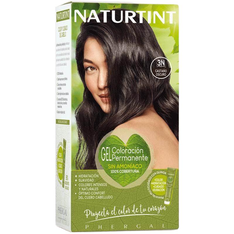 naturtint染发剂植物天然无刺激染发膏遮白发自己染流行色 5N-浅栗棕色 可遮白