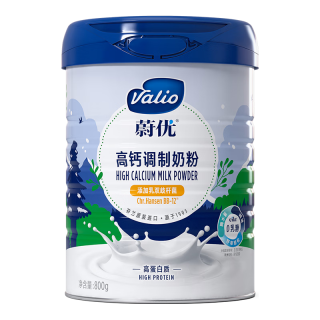 蔚优 无乳糖高蛋白高钙奶粉中老年成人学生通用800g/罐