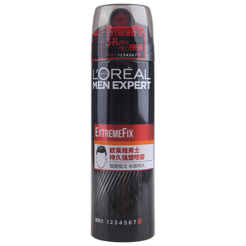 巴黎欧莱雅 L'OREAL PARIS强塑定型三孔喷雾正品造型非发泥发蜡快速持久自然蓬松