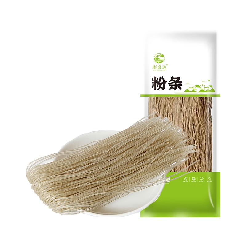 彬盛达手工粉条 含红薯淀粉火锅食材 粉丝粉条 手工粉条酸辣粉条 300g